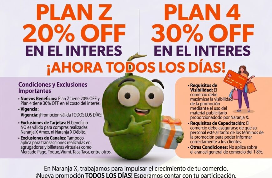 Continuidad a las promociones de Naranja X